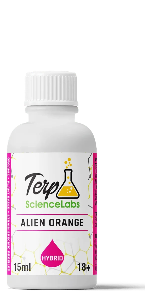 Terp Science Labs Alien Orange 15 mL Hybrid bottle