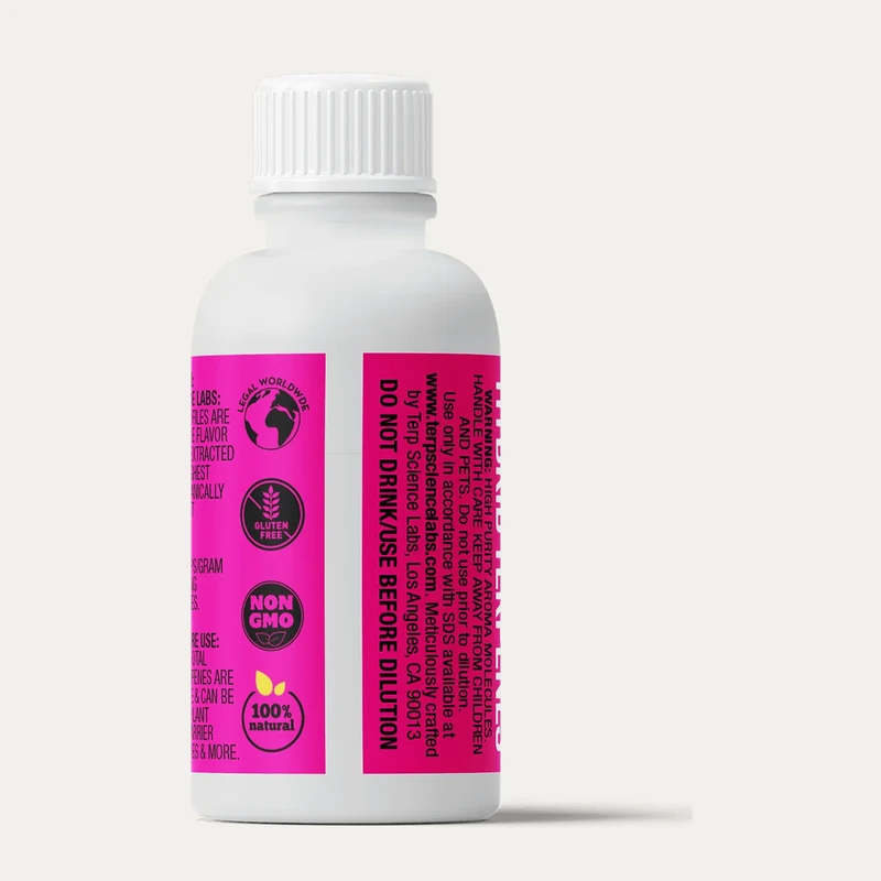 Back label with batch and warnings