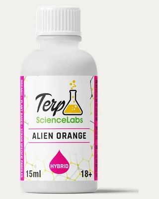 Terp Science Labs Alien Orange bottle, original label